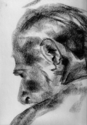 Drawing--Charcoal-Portraituntitled