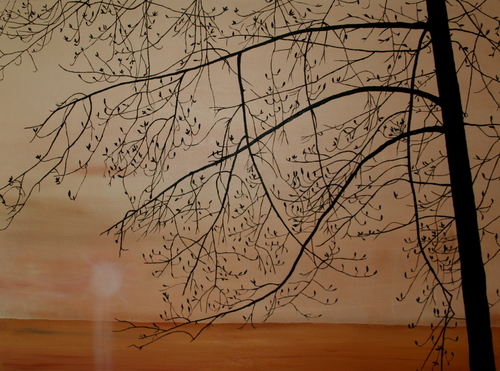 Painting-Oil-Edge of Sunset