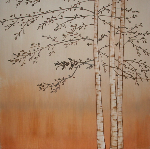 Painting-Oil-The Birches II