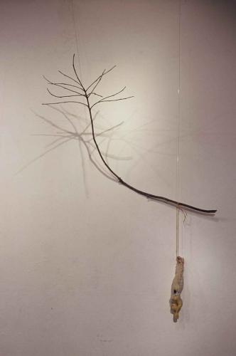 Sculpture-Mixed Media-Hung Up