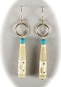 0711-12. Carved Tube-Turquoise Earrings 0711-12.%20Carved%20Tube-Turquoise%20Earrings (thumbnail)
