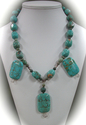0711-21. Triple Drop Turquoise Necklace 0711-21.%20Triple%20Drop%20Turquoise%20Necklace (thumbnail)