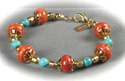 0811-74. Coral & Turquoise with Gold Accents-Bracelet 0811-74.%20Coral%20%26%20Turquoise%20with%20Gold%20Accents-Bracelet (thumbnail)
