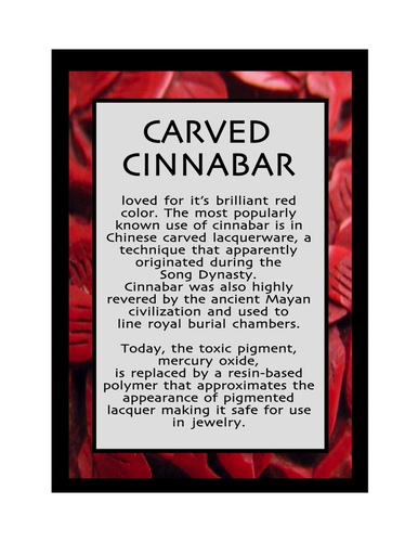 Carved Cinnabar