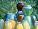 Painting-Stacked Pots