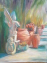 Painting--Oil-Still LifePots and Gargoyles