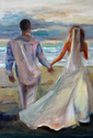 Painting--Oil-FigurativeBeach Couple