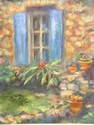 Painting--Oil-ImpressionismBlue Shutters