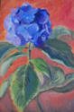 Painting--Oil-FloralBlue Hydrangea