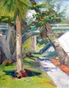 Painting--Oil-Plein AirUnder the Bridge