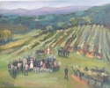Painting--Oil-LandscapeVineyard Wedding