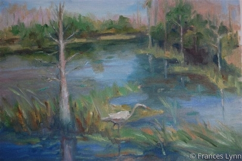 Painting-Landscape-Grassy Waters