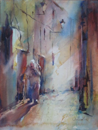 Painting-Genre-Leaving