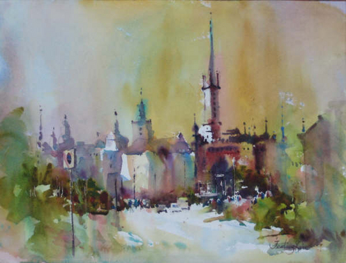Painting-Cityscape-Russian Impression
