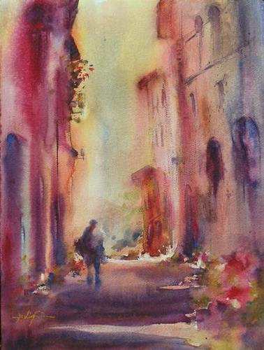 Painting-Landscape-End of The Day