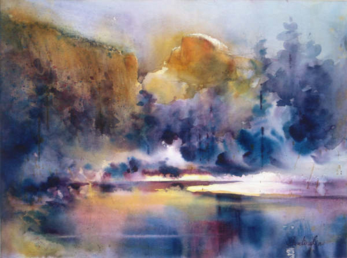 Painting-Landscape-Frosting Half Dome