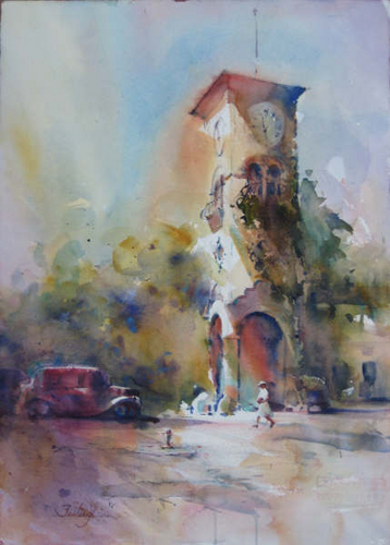 Painting-Cityscape-Good Olde  Day