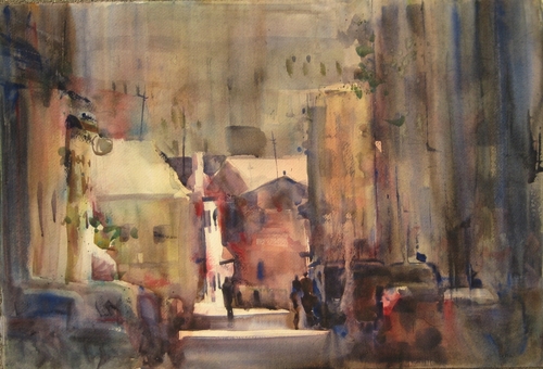Painting-Cityscape-Street  1