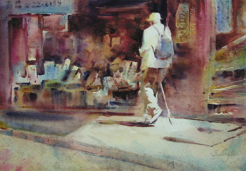 Painting-Cityscape-street 11