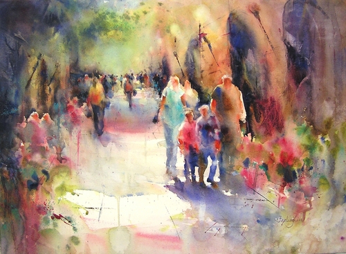 Painting-Cityscape-street 13