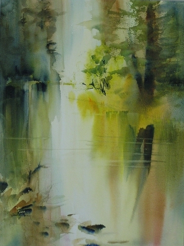 Painting-Wildlife-Yosemite River