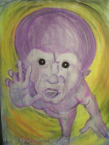 Drawing-Pastels-purple dude