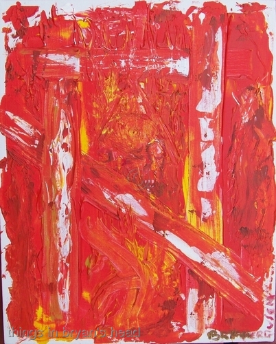 Painting-Acrylic-fiery gate