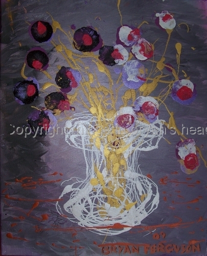 Painting-Acrylic-vase # 1