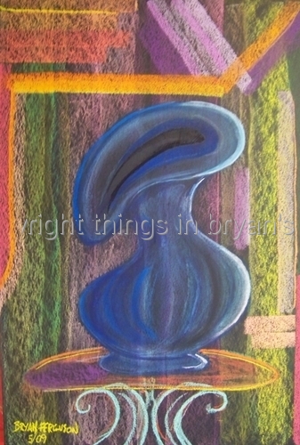 Painting-Pastels- Vase #2