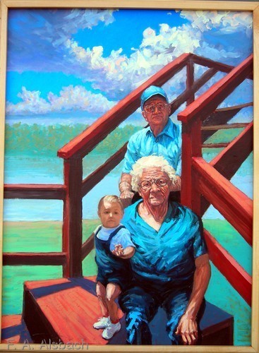 J.F.%20%26%20Lois%20with%20their%20first%20grandchild (large view)