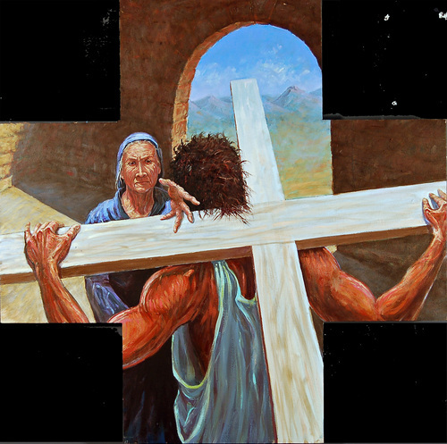 Jesus%20Meets%20His%20Mother%20on%20the%20Way (large view)