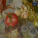 florence roberge - Painting fruits, peaches, pomegranateimpressionist, bold, oversize, oil painting, still lifes - Painting