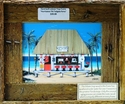 Framed%20%22Miami%20Hurricanes%20Tiki%20Tailgate%20Party%22%20print%20in%20lobster%20trap%20frame (thumbnail)