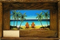 %22Toes%20in%20the%20water%22%20print%20in%20lobster%20trap%20frame (thumbnail)
