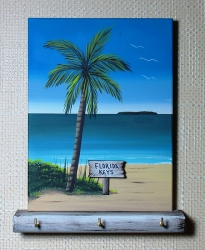 fLORIDA KEYS KEY HOLDER square