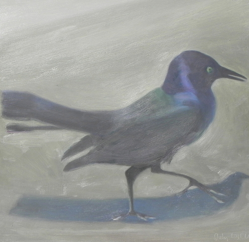 Painting-Wildlife-Grackle 2, 2011