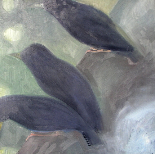 Painting-Wildlife-Starlings
