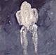Mixed Media--RepresentationalSeated Figure with Hood