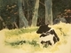 Painting--Watercolor-Animalsafternoon rest