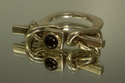 Ring, Fine Silver with Garnet Ring%2C%20Fine%20Silver%20with%20Garnet (thumbnail)