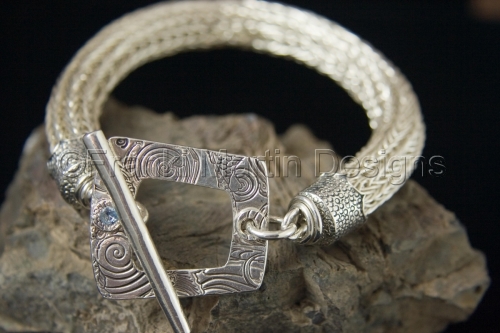 Large%20Viking%20Knit%20Bracelet%20with%20Fine%20Silver%20Clasp (large view)