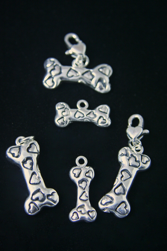 Solid%20Fine%20Silver%20Dog%20Bones (large view)