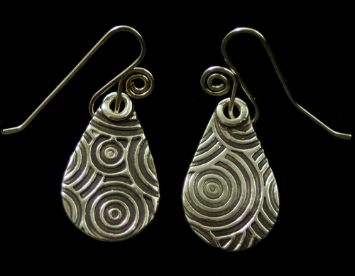 Teardrop%20Fine%20Silver%20Earrings (large view)