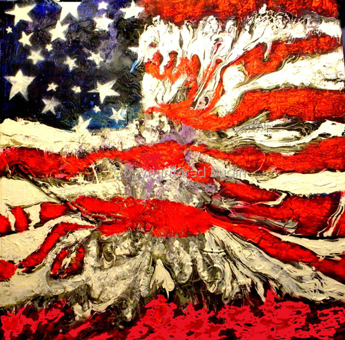 Painting-Rockets red glare