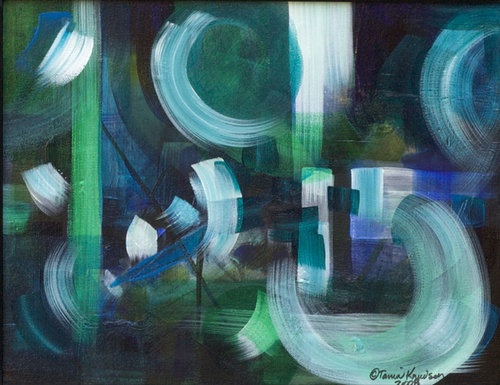 Green and Blue Abstract #2