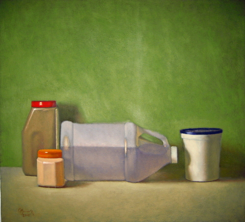 Painting-Still Life-Detergent Bottle I