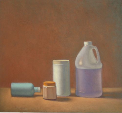 Painting-Still Life-Detergent Bottle  II