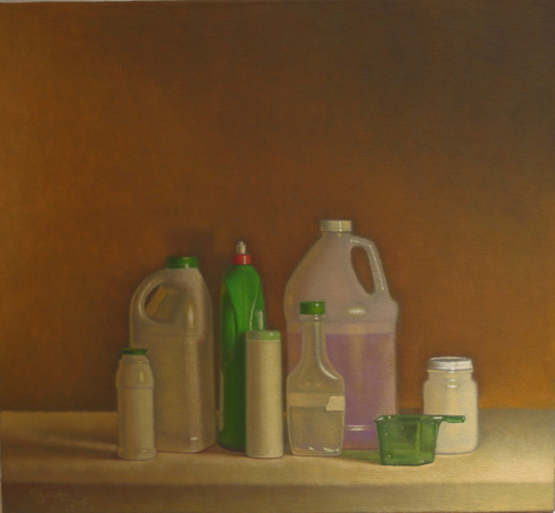 Painting-Still Life-Detergent Bottle IV