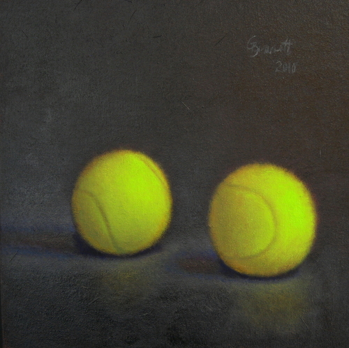 Painting-Still Life-Tennis Balls