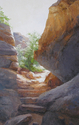 Painting--Oil-LandscapeTHROUGH THE NARROW PASSAGE